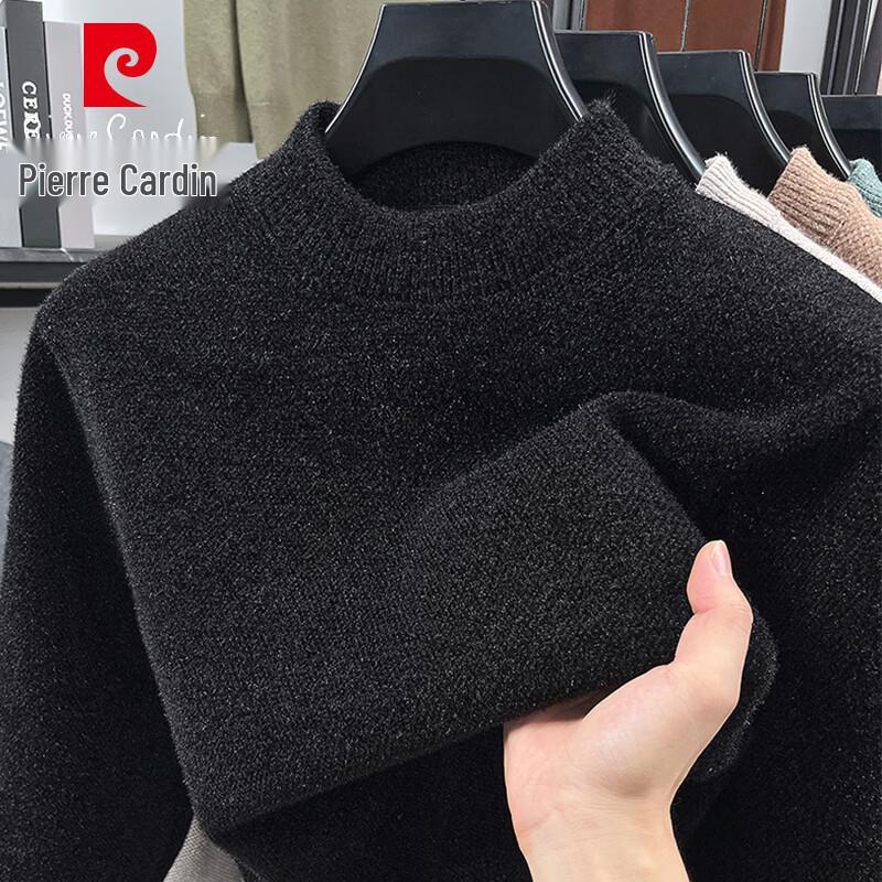 Pierre Cardin Men's Thickened Mock Neck Pullover Sweater