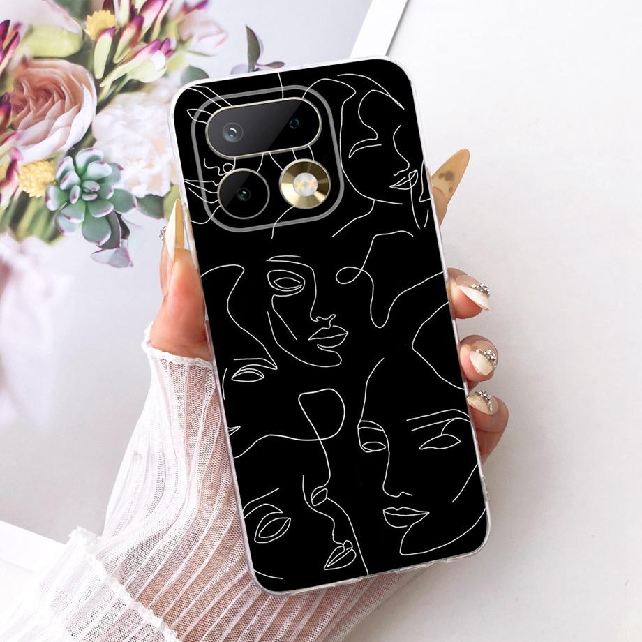 Für Realme 16 Pro Pro+ Handyhülle Weiche Klare Silikonhülle Schmetterling Drache Katze Blumengemälde Bumper RMX5121 RMX5131 Fundas