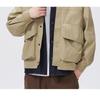 Mens Patchwork Work Jacket Loose Trendy Casual Outerwear