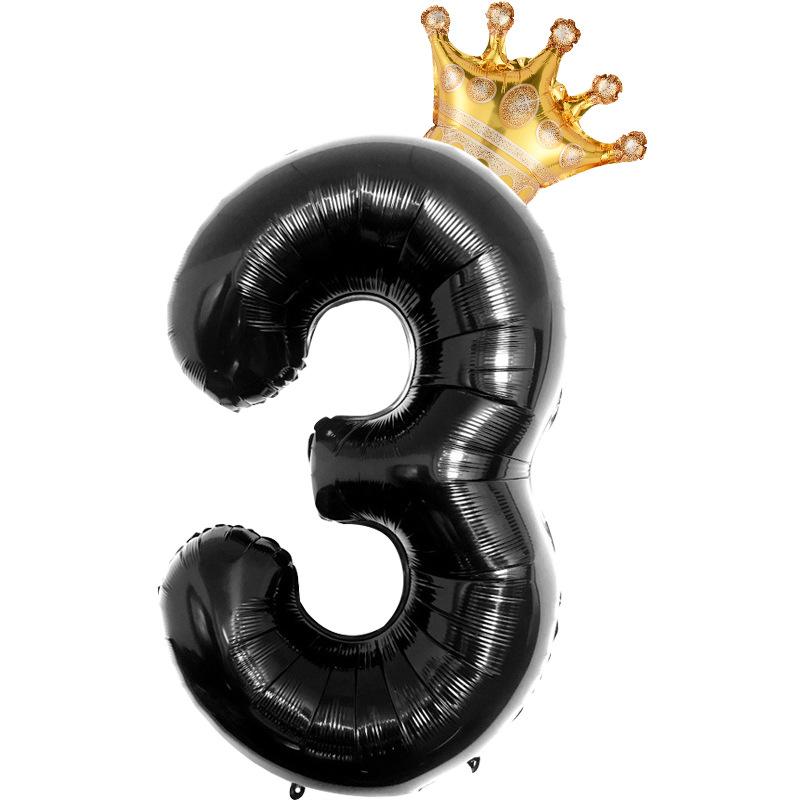 Balon Folie Număr Curcubeu 32 Inch Balon Digital Mini Număr Balon Folie Metalică pentru Petrecere Zi de Naștere Nuntă Decor Fundal