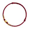 Pure Gold 999 Zodiac Red String Bracelet with Luck Beads for Baby's Full Moon or New Year
