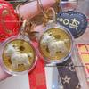 2026 Pure Gold 999 Year of the Horse Pendant Keyring Charm for Wealth Attraction