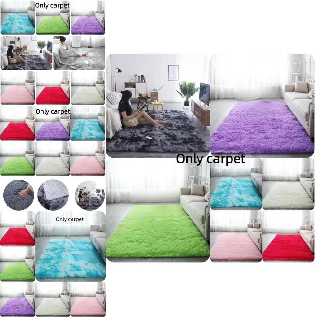 Stain-resistant Polyester Fiber Carpet For Girls' Bedroom And Living Room Decor
