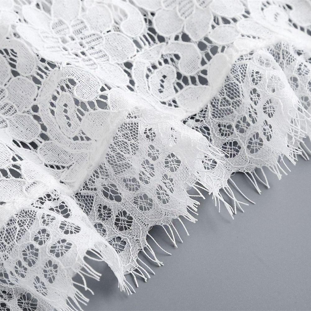 Cape Lace Shawl Hollow Out Short Small Shirt All-match Flower Scarves Scarf Accessories