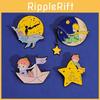Charming The Little Prince Cartoon Brooch Stunning Metal Badge For Bags Gifts
