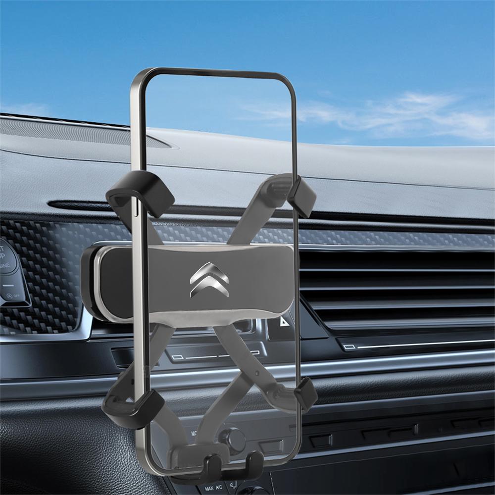ABS Auto Handyhalter Faltbar Lüftungsschlitz Halter Zubehör Für Citroen C1 C2 C3 C4 C4L C5 C6 C7 C8 C-ELYSEE Berlingo Xsara