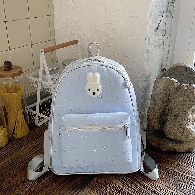 Schoolbag Korean version of small fresh gypsy rabbit backpack female niche design cartoon cute casual versatile student schoolbag