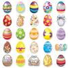 50 Easter Egg Stickers Colored Cartoon Graffiti Waterproof Decorative Hand Ledger