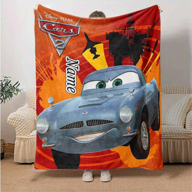 Custom 1pc Cars Movie Poster Blanket, Soft And Comfortable Blanket, Casual Warm, Camping Travel Blanket, Birthday Gift Q91010