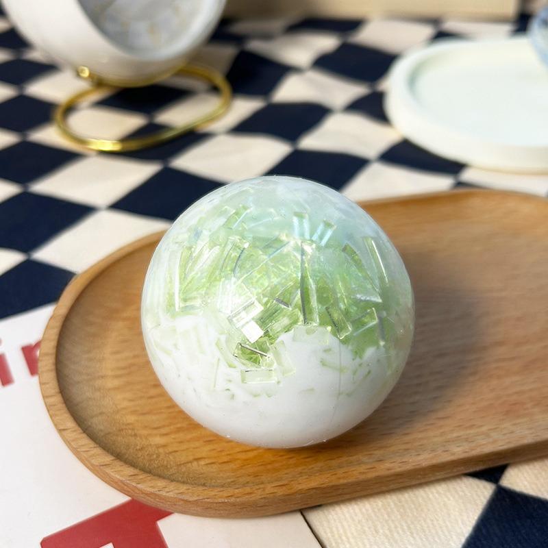 Squishy Slow Rising Crushed Ice Handmade Ball | Stress Relief Sensory Fidget Toy for Anxiety ADHD Autism Kids Adults