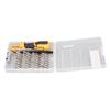 Ratcheting Screwdriver Set High Hardness Ergonomic Design Nonslip Handle Multi Bit Set Screwdriver