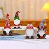 New Wooden Christmas Festival Decoration: Creative Faceless Old Man Ornaments for Dressing Table