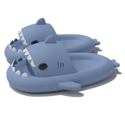 Niedliche Dicke Zimmerzimmer Hausschuhe, Hai, Sommer, Tragen, Waschbar, Rutschfest, Sohle, Damen, Herren, Leise, Verwendung, Schuhe,