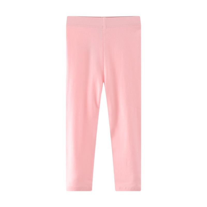 Baby Girls' Solid Color Mosquito-Proof Leggings for Spring & Autumn – Perfect with a Princess Dress