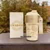 Large Capacity Beige Single Drink Gift Thermos Cup