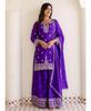 Party Wear Chinon Salwar Suit Women Bollywood Indian Ethnic Salwar Kameez Palazzo Set
