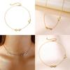 Unique Lock Stylish Chain Necklace For Women With Beautiful Heart And Infinity Elements