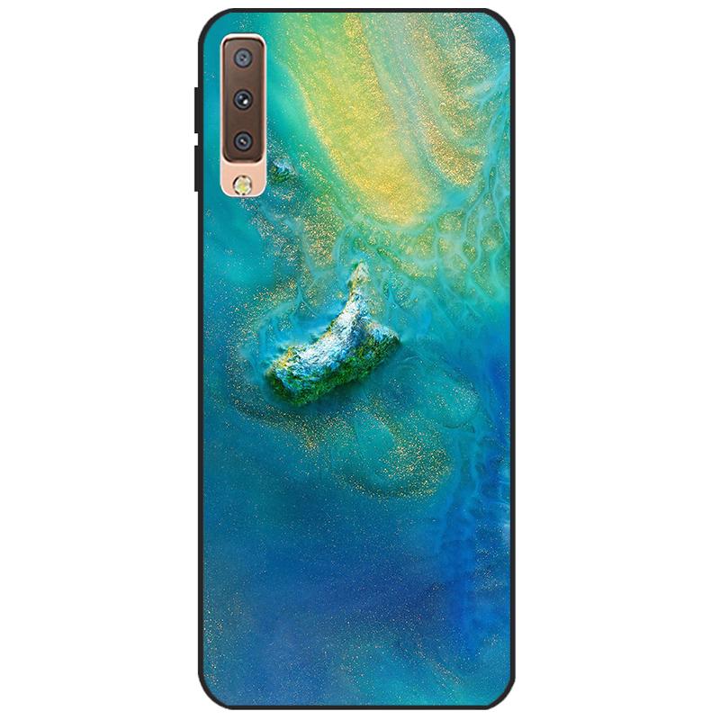 Cases For Samsung Galaxy A7 2018 Cover Silicon Color Phone Case Cover For Samsung A7 2018 A750 A750F 6.0 Inch Protective Shell