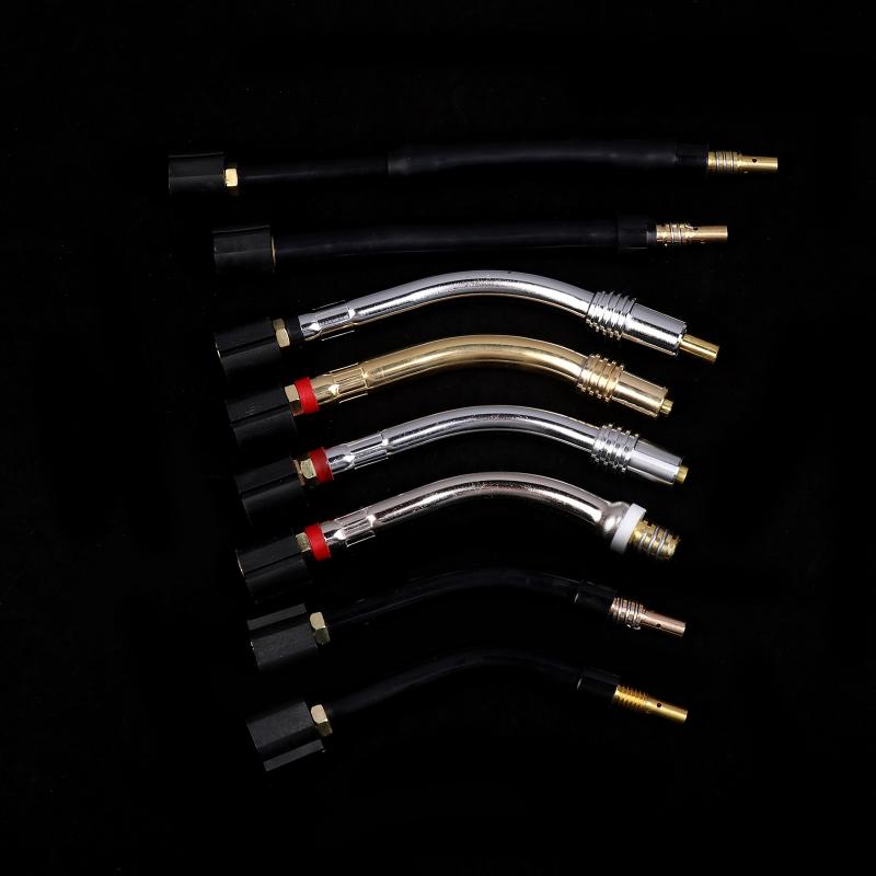 Mb15Ak24Kd36Kd25Kd Welding Gun Bend Gooseneck Tube Universal Gun Barrel European Style Double Protection Welding Machine Parts