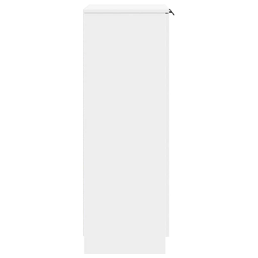 Vidaxl Szafka Na Buty, Biała, 59X35X100 Cm, Materiał Drewnopochodny