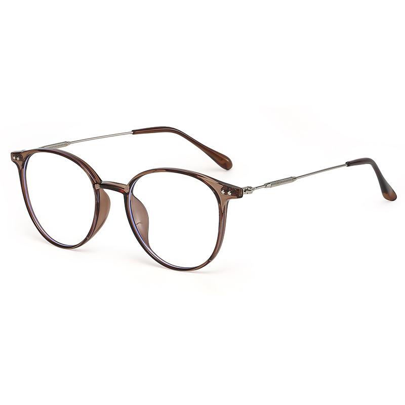 Retro color-changing glasses flat glasses anti-blue glasses tr glasses frame plain myopia glasses frame