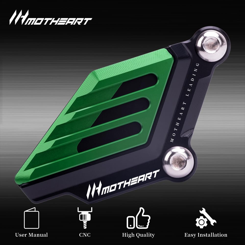 MotHeart Motorcycle Front Brake Caliper Guard for Ninja 400 Z400 Ninja 500 Z500 Z500