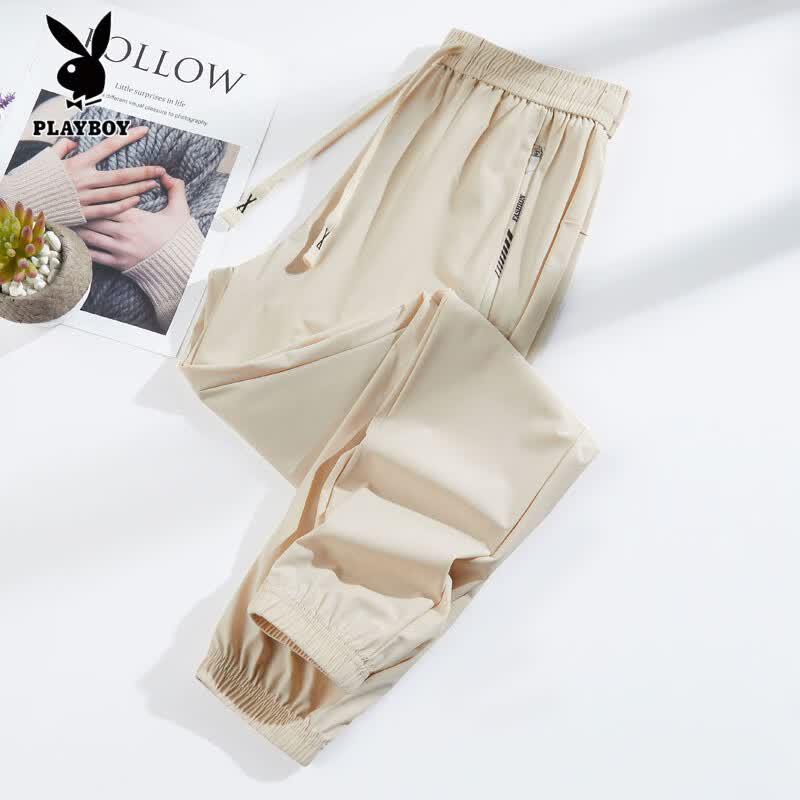 PLAYBOY Unisex Ice Silk Sun Protection Jogger Pants