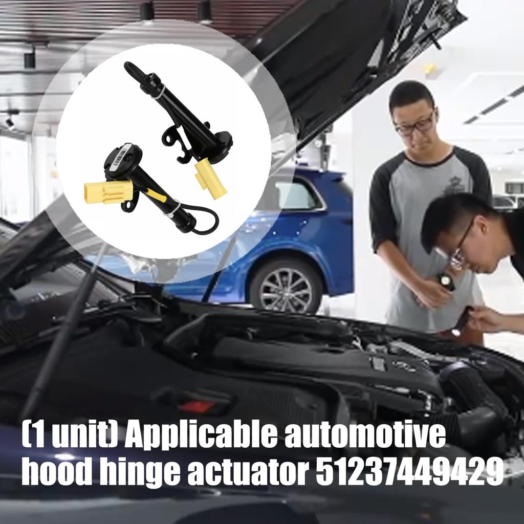 Heavy Duty Hood Hinge Mechanism Front Cover Actuator Assembly Enhancing Durability For G21 G28 Models 51237449429 51237458196