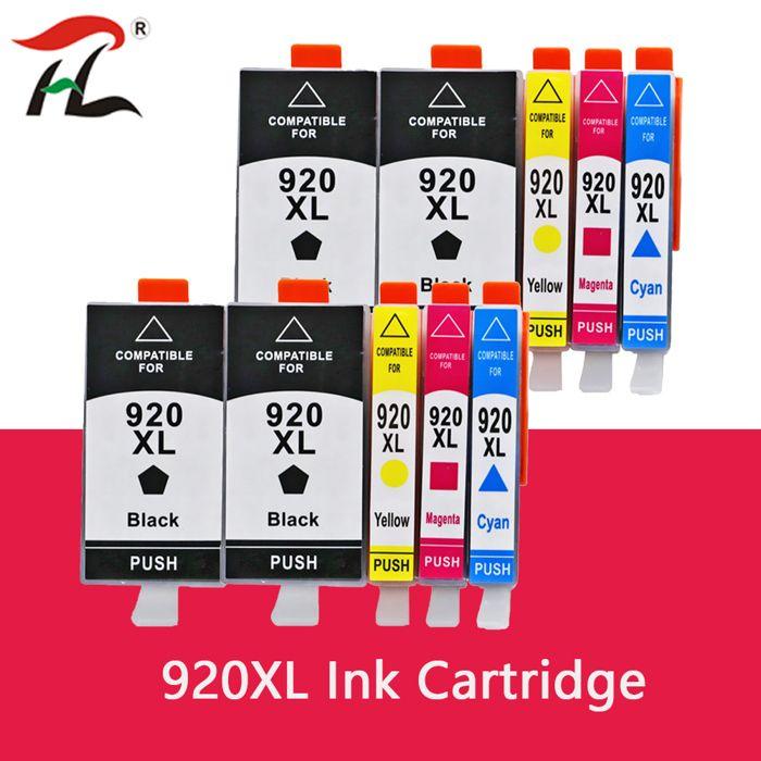 Cartouche d'encre Compatible 920XL - CHOUMICHA - Pack de 8 - Autres couleurs - Compatible HP Officejet