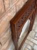 Hand Carved Mango Wood Window Frame: Antique Floral Wall Decor