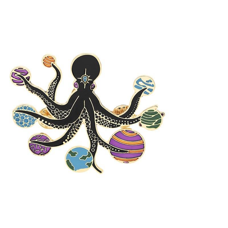 

Модная брошь в стиле ретро с инкрустацией жемчугом, брошь для костюма чёрный