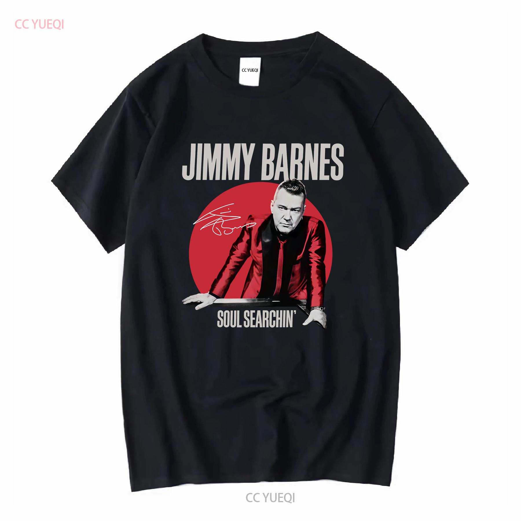 

Retro Soul Searchin Funny Jimmy Barnes T Shirt Classic Black S 5XL LE374 long or short sleeves vintage Washed Breathable 4XL