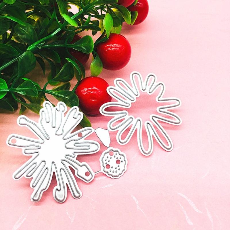 Sweet Daisy Die Cuts Chrysanthemum Flower Metal Cutting Dies Embossing Stencils-for DIY Scrapbooking Photo Cards-Decor