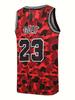 Men's #23 Embroidered Basketball Top, Fashionable Tank Top for Men