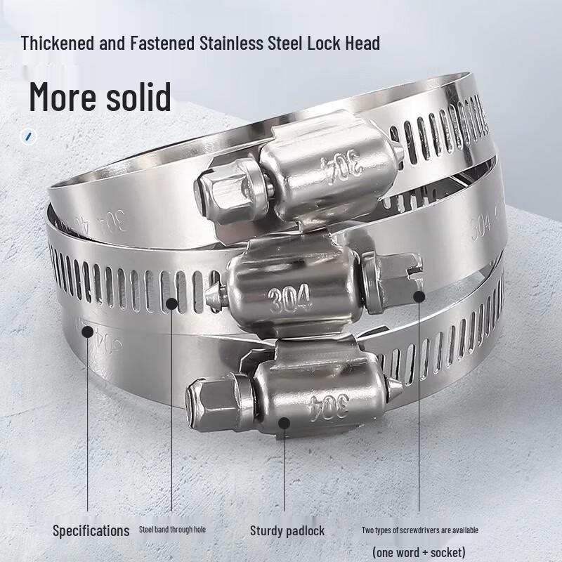Zhuhua Industrial 304 Stainless Steel Clamp