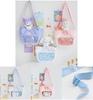 Sanrio Plush Messenger Bag For Toddlers With My Melody And Cinnamoroll Characters