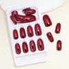 Unghie Finte a Mandorla con Punta Wearable Manicure Unghie Press-on Impermeabili Punte per Unghie Donna