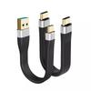 Type C To Type-C/USB A Data Sync Cord Cable 3A Fast Charging Cable Wire for Type-c Powered Tablets Laptops & Cameras