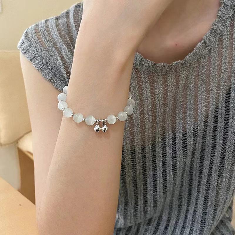 Cat s Eye Bell Bracelet for Women - Versatile, Stylish, Fairy Touch
