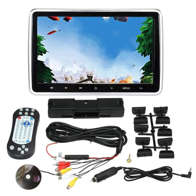 10.1-inch External Headrest DVD Monitor, In-car Rear Seat DVD Player, Rear-seat Electronics.