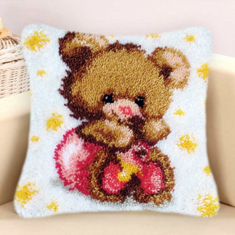 Nicediy Animal Needlework Crochet Latch Hook Rug Kit DIY Mat Tapijt Kits Accessories Carpet Embroidery Knitt Handmade Room Floor