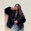 Women's winter imitation fox fur fur fur coat medium and long belt artificial fur coat