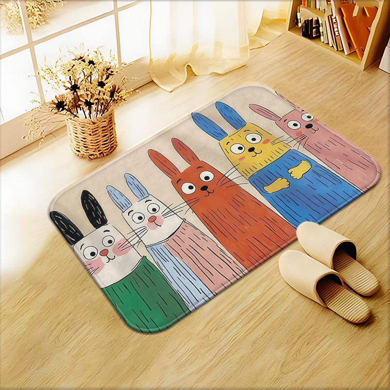 Cartoon Carpet Anime Rug Living Room Bedroom Large Carpet Bathroom Floor Mat Kitchen Door Mat Children's Room Home Decoration