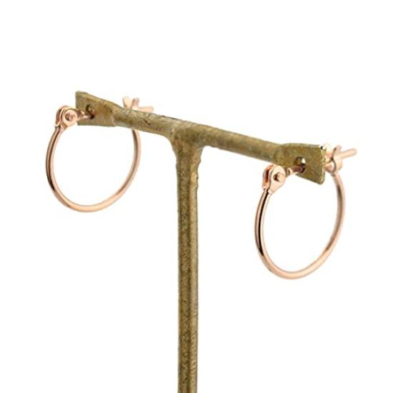 Bloom K10 Pink Gold Hoop Earrings (S) 0202-1699-0018-0000
