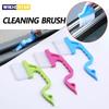 1pcs Multipurpose 2-in-1 Windows Gap Cleaning Brush & Flat Shovel, Household Cleaning Tool for Kitchen, Bathroom, Toilet
