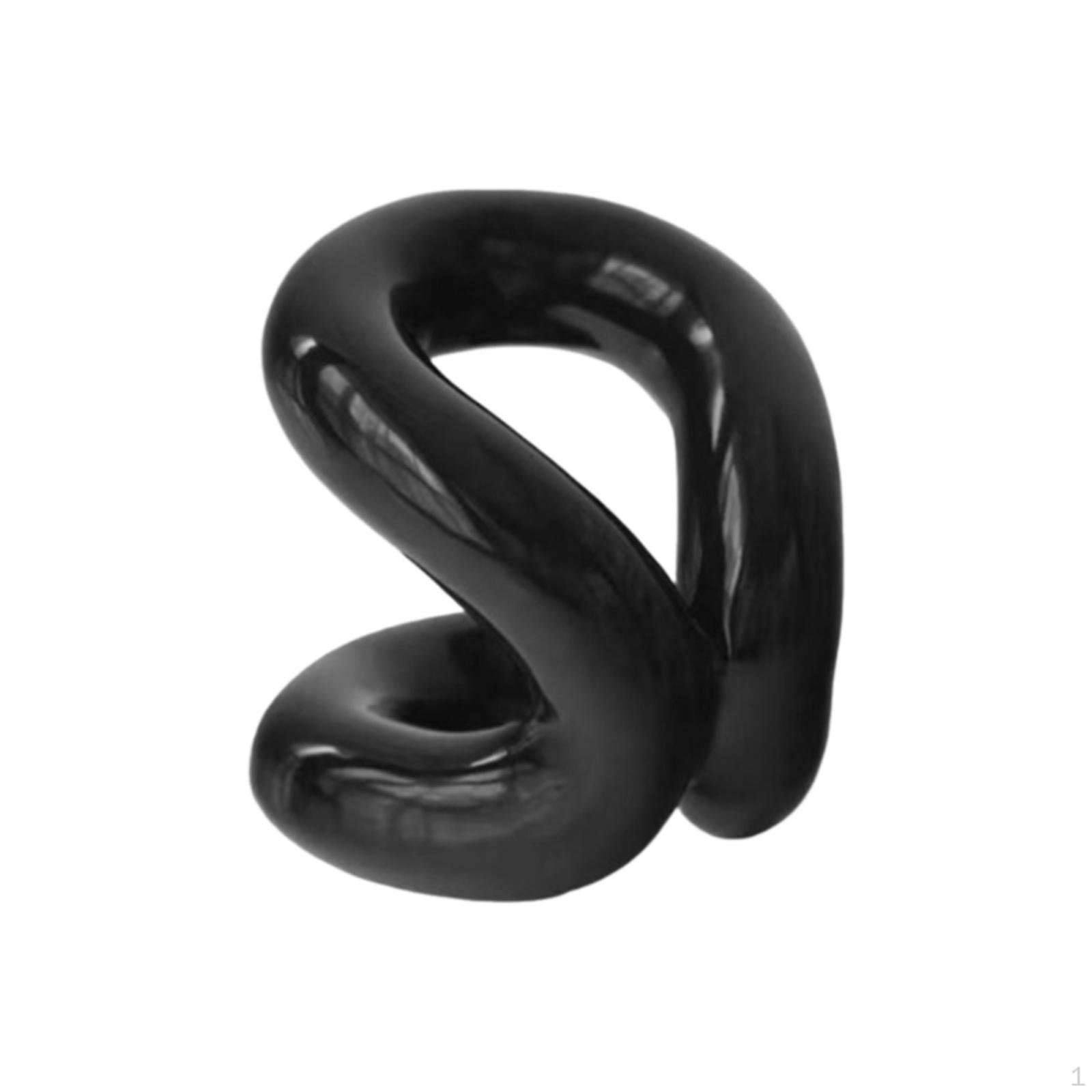 

Керамическая ваза для цветов с узлом, многофункциональный держатель, держатель для ручек, цветочная композиция чёрный