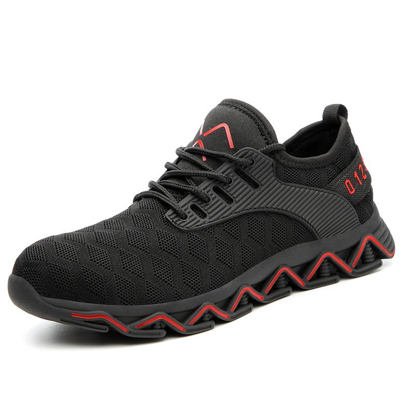 

Steel Baotou Anti-smashing, Anti-piercing, Safe Construction Site Work Shoes, Mesh Fly-woven Labor Insurance Shoes 47