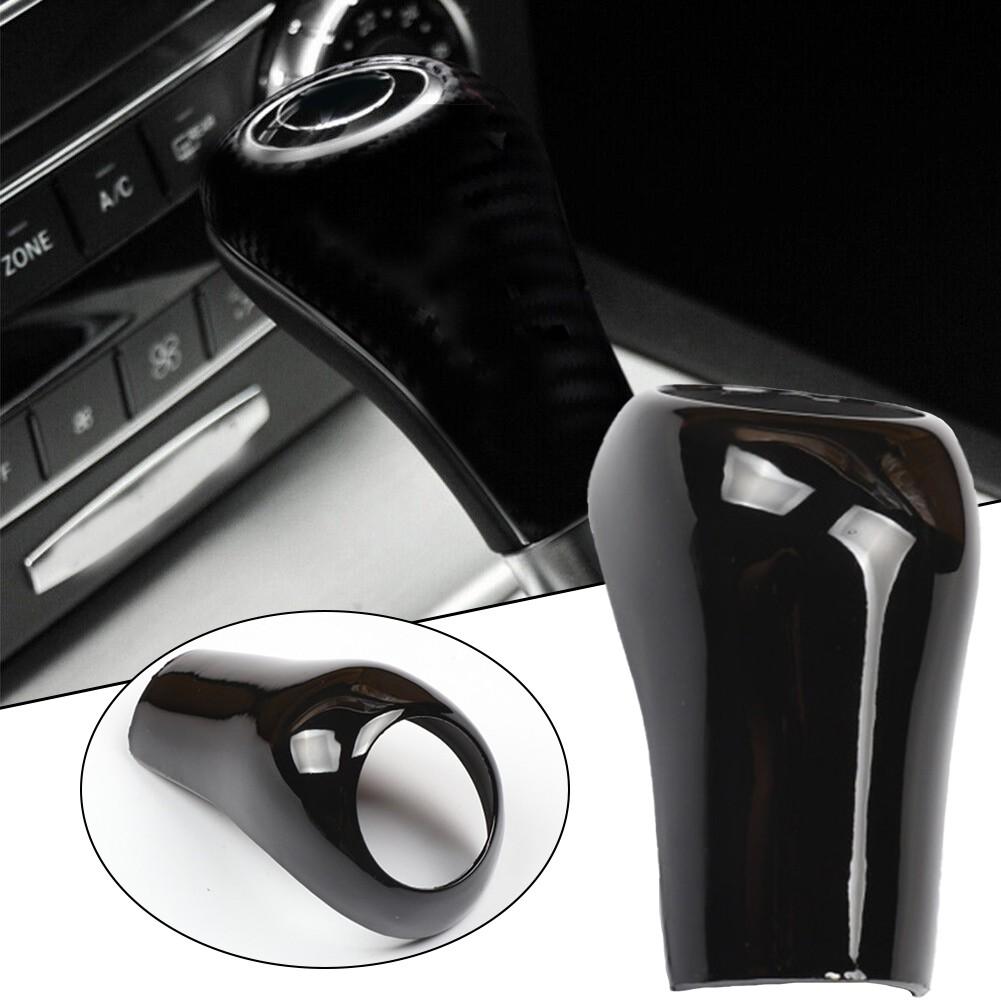 ABS Gear Shift Cover Gear Shift Knob Cover Black For Mercedes A-CLASS