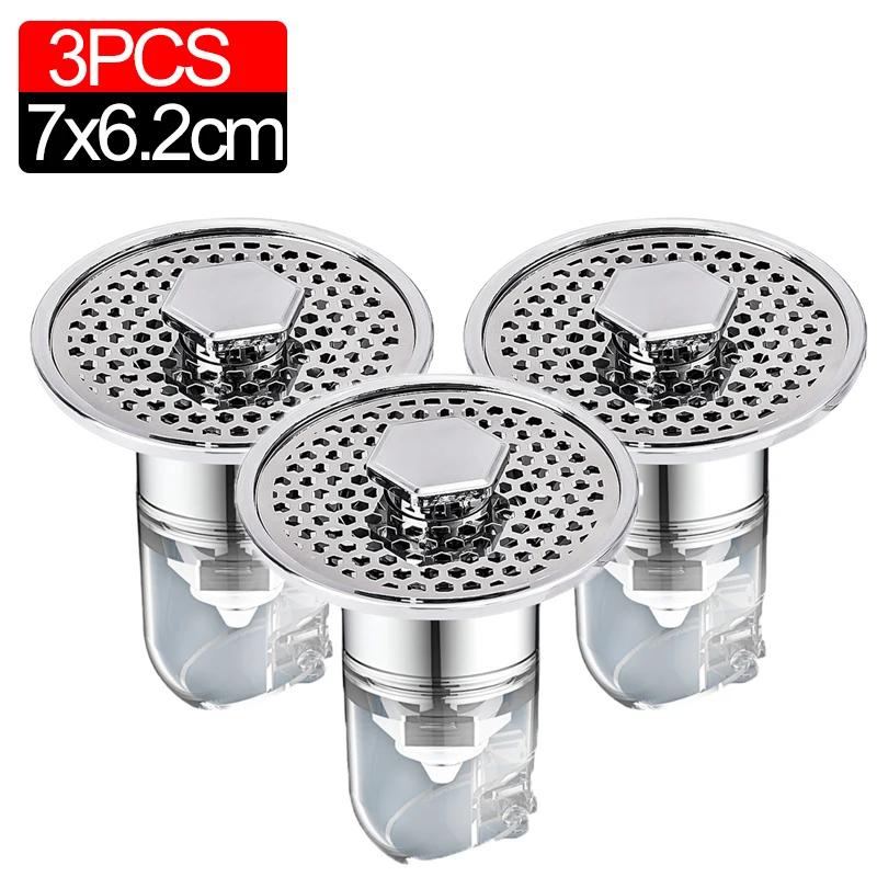 3/1PC Universal Bathroom Basin Pop-Up Bounce Core Sink Hair Catcher Drain Filter Bathtub Stopper Basin Strainer Bath Accessories