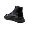 Alexander McQueen Tread Lace up Boots 'Black White' Women's 718366WIC6D1081